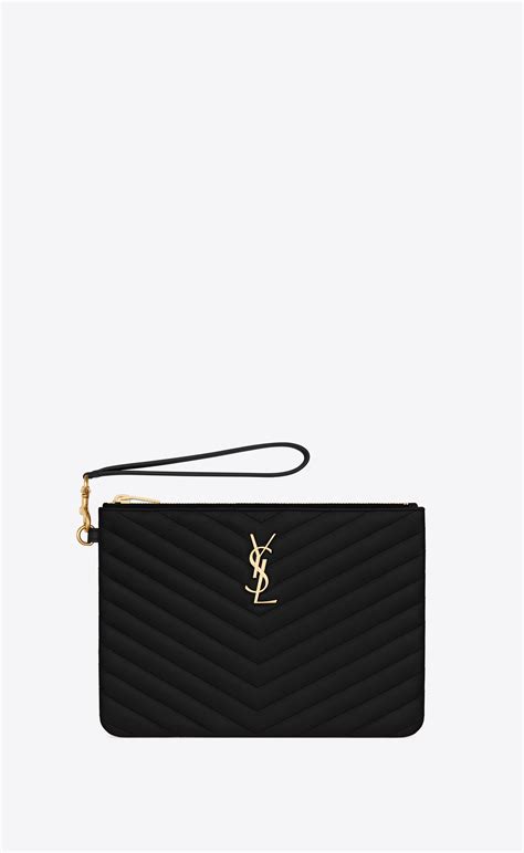 ysl a5|CASSANDRE MATELASSÉ A5 POUCH IN LEATHER .